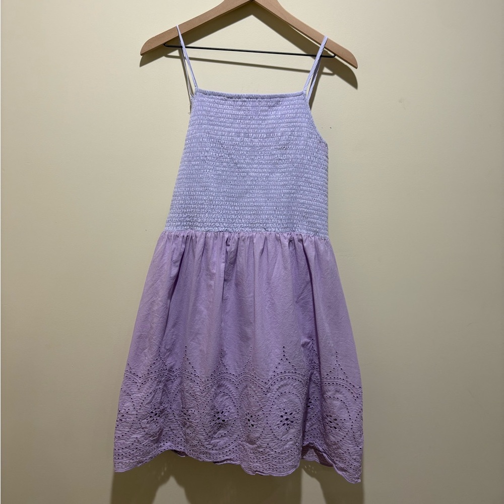 Umgee Purple Dress with Eyelet Detail